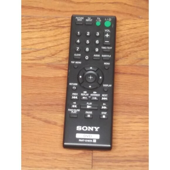 SONY Remote RMT-D187A for DVP-NS710H DVPSR200P DVP-SR200P DVP-SR500H DVD Player - Picture 1 of 4